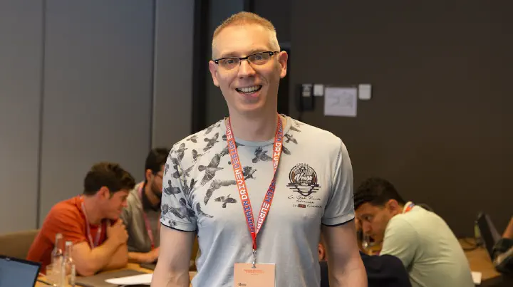 Nico Krijnen giving a workshop at DDD Europe